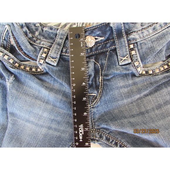 Rock Revival Adele Boot‎ Jeans Women's 27 Pocket Bling - Picture 10 of 12